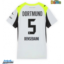 Borussia Dortmund Ramy Bensebaini #5 Bortedrakt Dame 2025-26 Kortermet